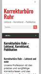 Mobile Screenshot of lektorat-korrekturlesen.de