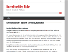 Tablet Screenshot of lektorat-korrekturlesen.de
